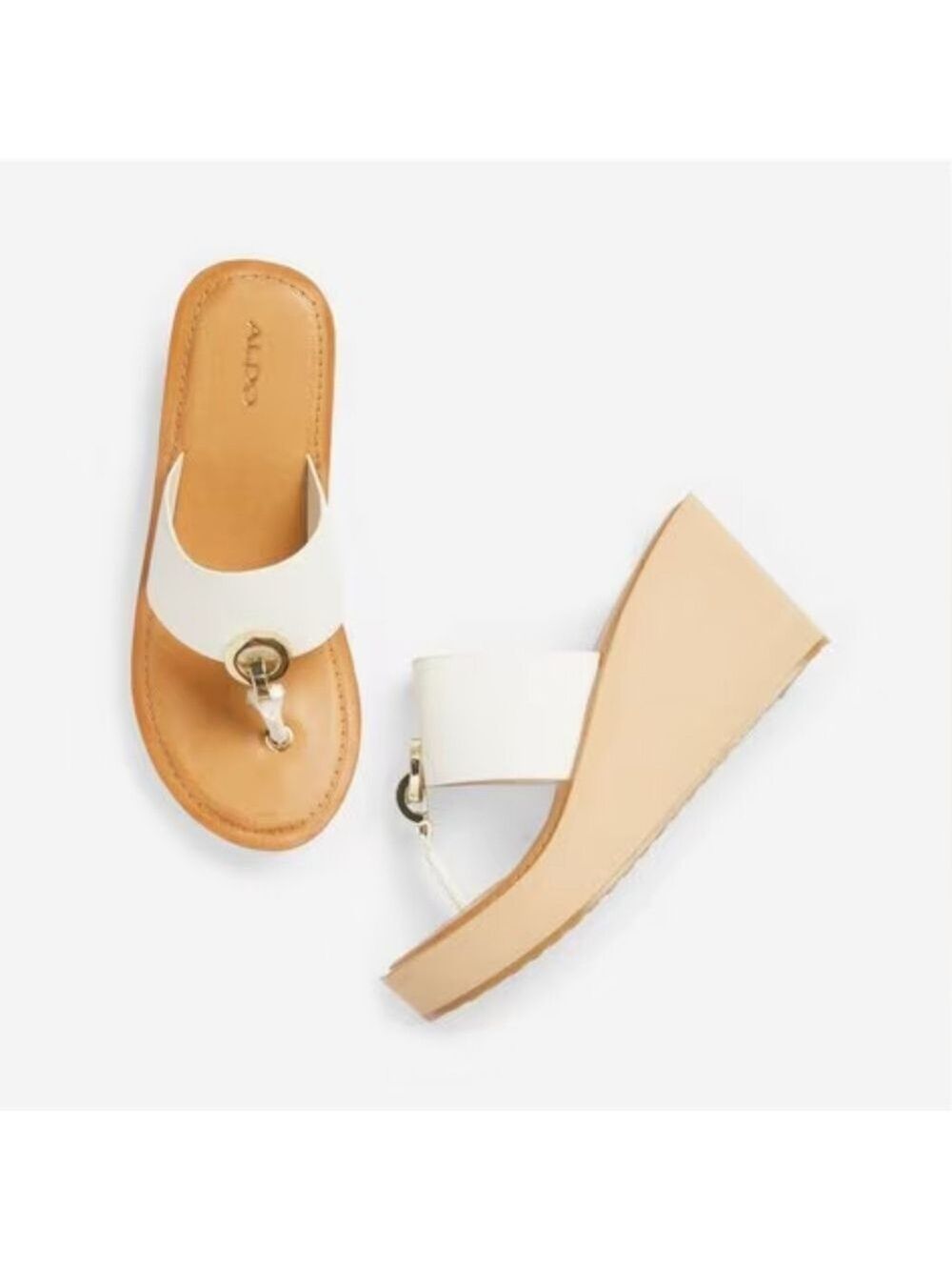 AldoT-strap Slip-On Wedges